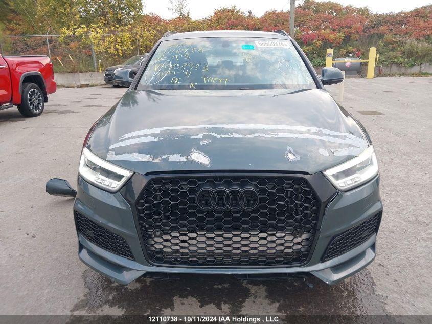 2018 Audi Q3 VIN: WA1GCCFS0JR002953 Lot: 12110738