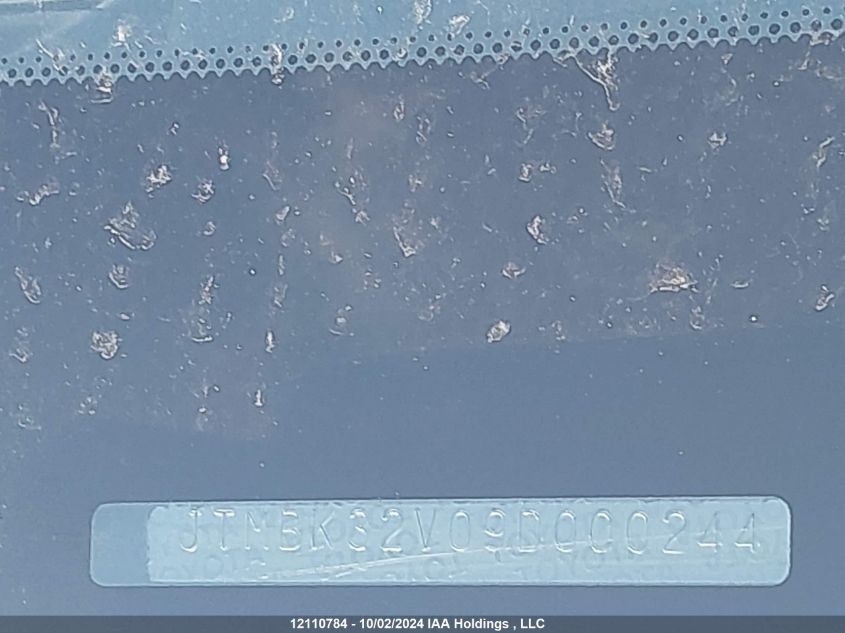 2009 Toyota Rav4 Sport VIN: JTMBK32V09D000244 Lot: 12110784