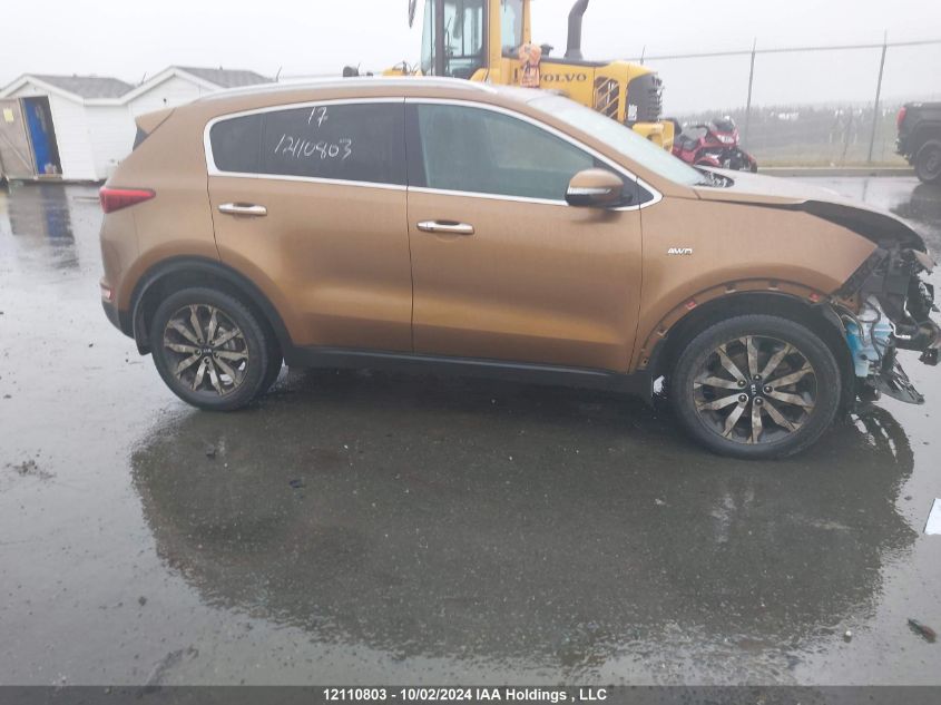 2017 Kia Sportage Ex VIN: KNDPNCAC3H7077779 Lot: 12110803