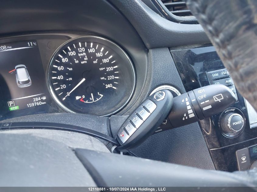 2017 Nissan Rogue Sv/Sl VIN: 5N1AT2MV5HC809576 Lot: 12110881