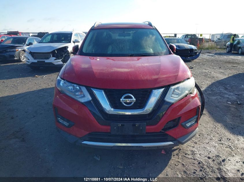 2017 Nissan Rogue Sv/Sl VIN: 5N1AT2MV5HC809576 Lot: 12110881