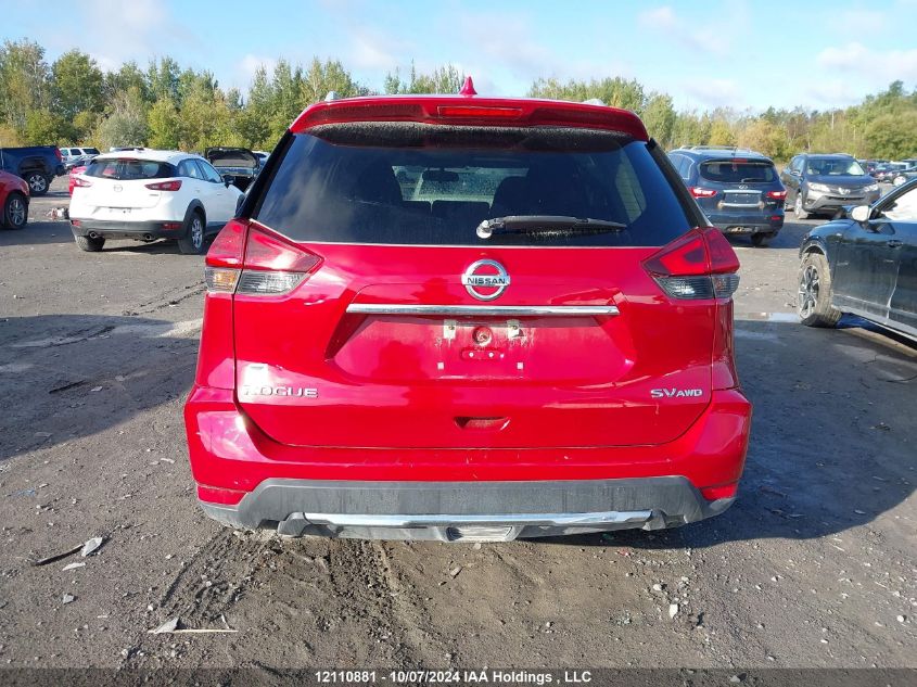 2017 Nissan Rogue Sv/Sl VIN: 5N1AT2MV5HC809576 Lot: 12110881