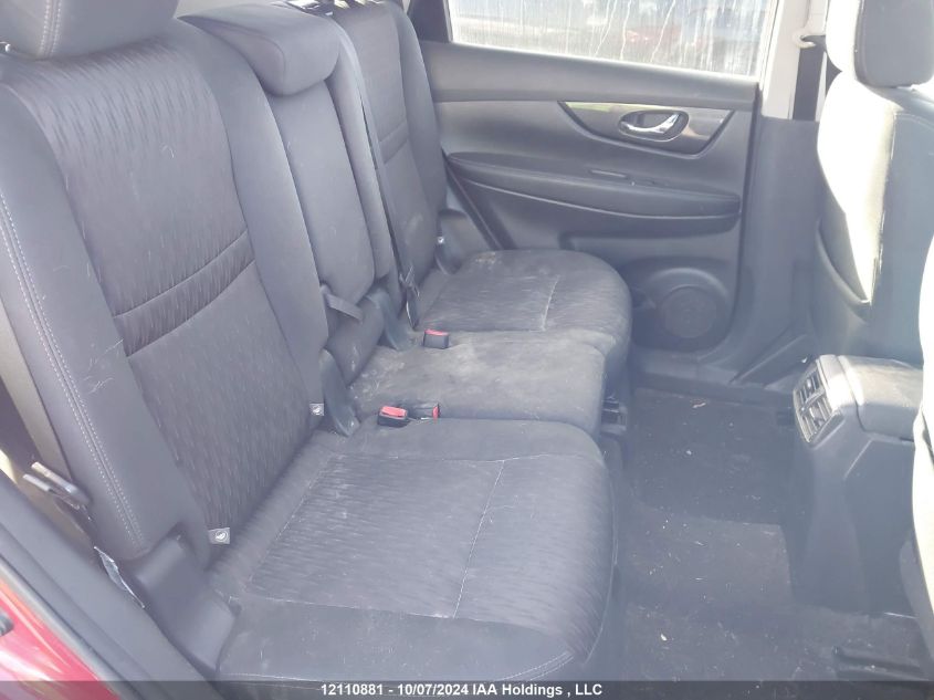 2017 Nissan Rogue Sv/Sl VIN: 5N1AT2MV5HC809576 Lot: 12110881