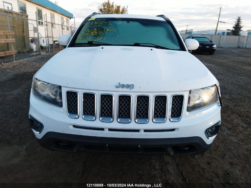 2014 Jeep Compass Limited VIN: 1C4NJDCB9ED603374 Lot: 12110889