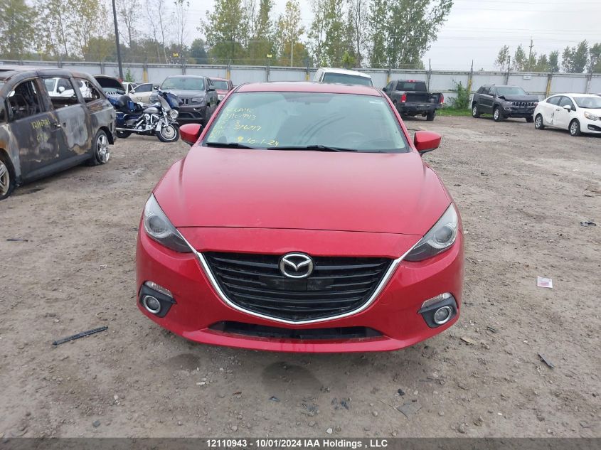 2015 Mazda Mazda3 VIN: JM1BM1M3XF1226217 Lot: 12110943