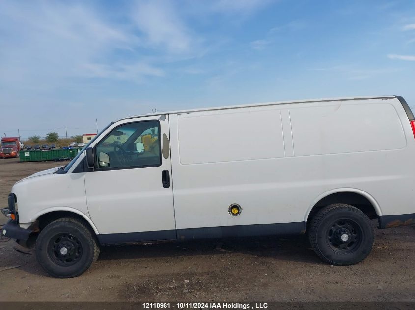 2010 Chevrolet Express 2500 Work Van VIN: 1GCZGFDA1A1111385 Lot: 12110981