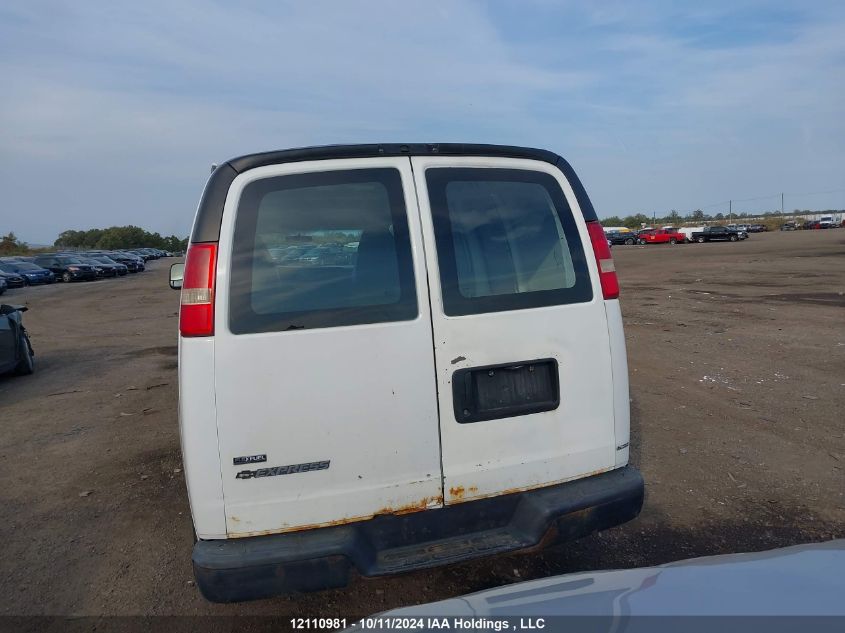 2010 Chevrolet Express 2500 Work Van VIN: 1GCZGFDA1A1111385 Lot: 12110981