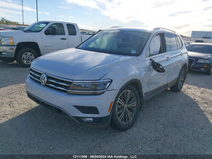 2018 Volkswagen Tiguan Sel Premium VIN: 3VV4B7AX2JM007421 Lot: 12111009