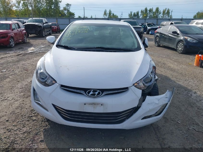 2014 Hyundai Elantra Limited VIN: KMHDH4AH5EU128378 Lot: 12111026