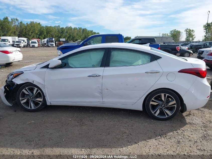 2014 Hyundai Elantra Limited VIN: KMHDH4AH5EU128378 Lot: 12111026