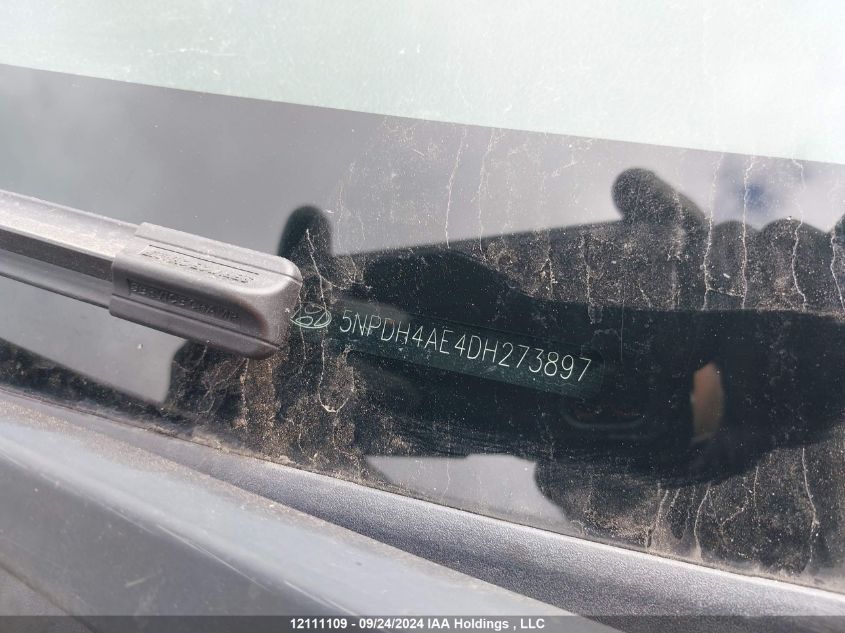 2013 Hyundai Elantra Gls/Limited VIN: 5NPDH4AE4DH273897 Lot: 12111109