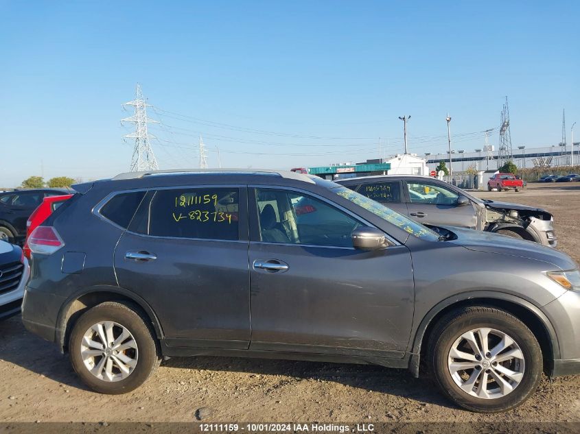 2014 Nissan Rogue S/Sl/Sv VIN: 5N1AT2MV7EC823734 Lot: 12111159