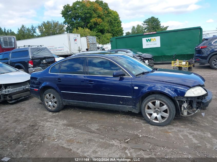 2003 Volkswagen Passat VIN: WVWTH63B03P450720 Lot: 12111169