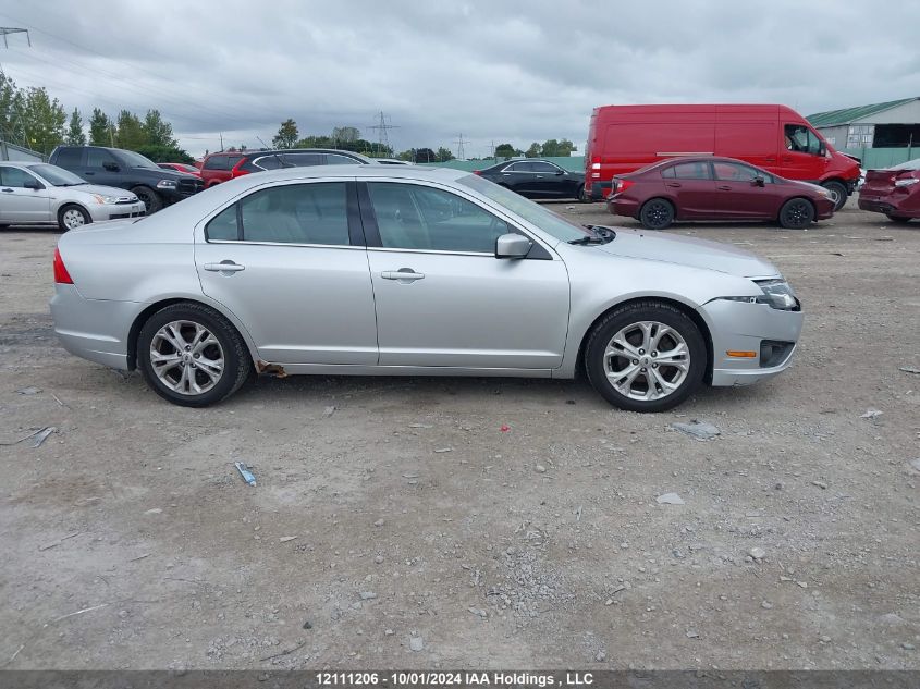 2012 Ford Fusion Se VIN: 3FAHP0HA2CR100073 Lot: 12111206