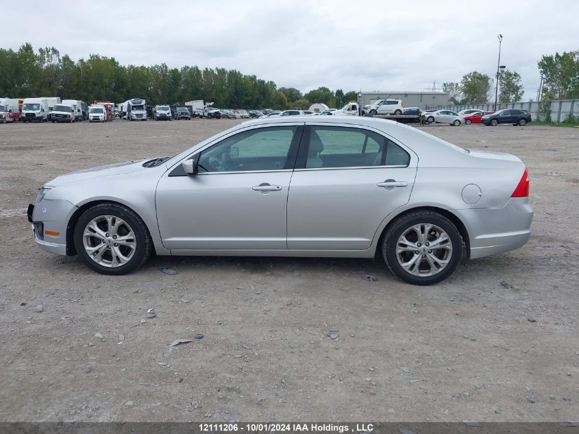 2012 Ford Fusion Se VIN: 3FAHP0HA2CR100073 Lot: 12111206