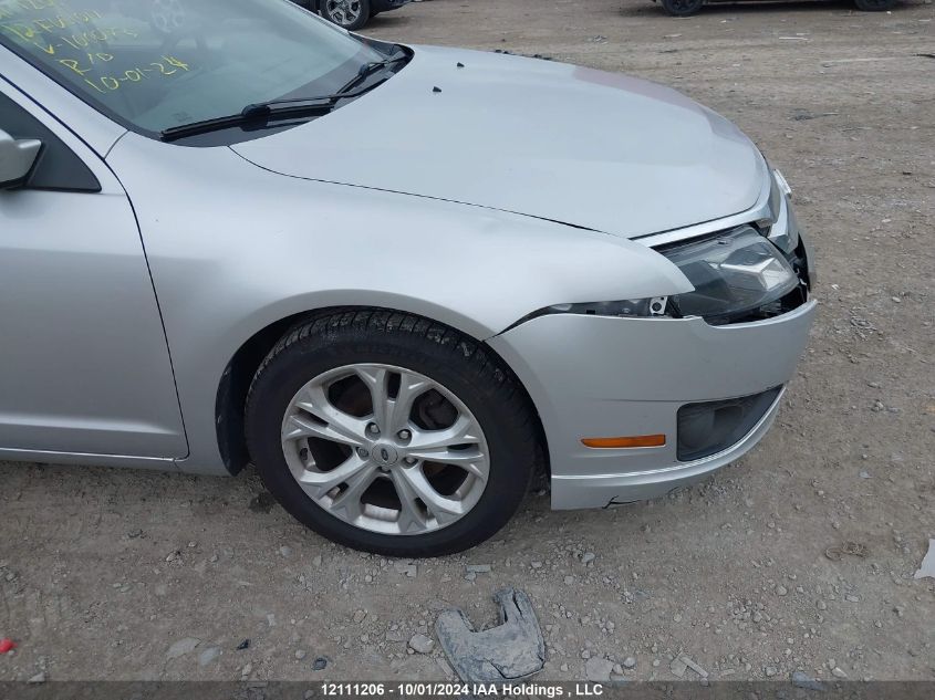 2012 Ford Fusion Se VIN: 3FAHP0HA2CR100073 Lot: 12111206