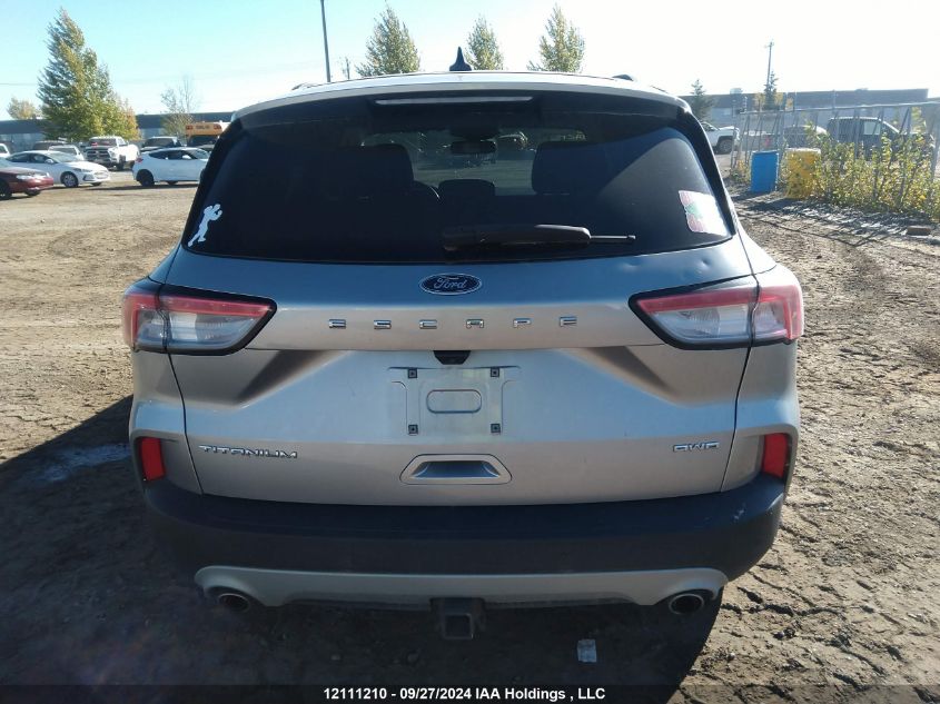 2021 Ford Escape Titanium VIN: 1FMCU9J92MUA55160 Lot: 12111210