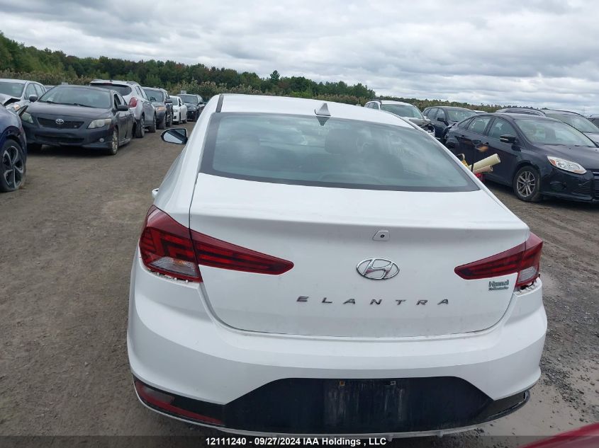 2019 Hyundai Elantra Preferred VIN: KMHD84LF6KU758840 Lot: 12111240