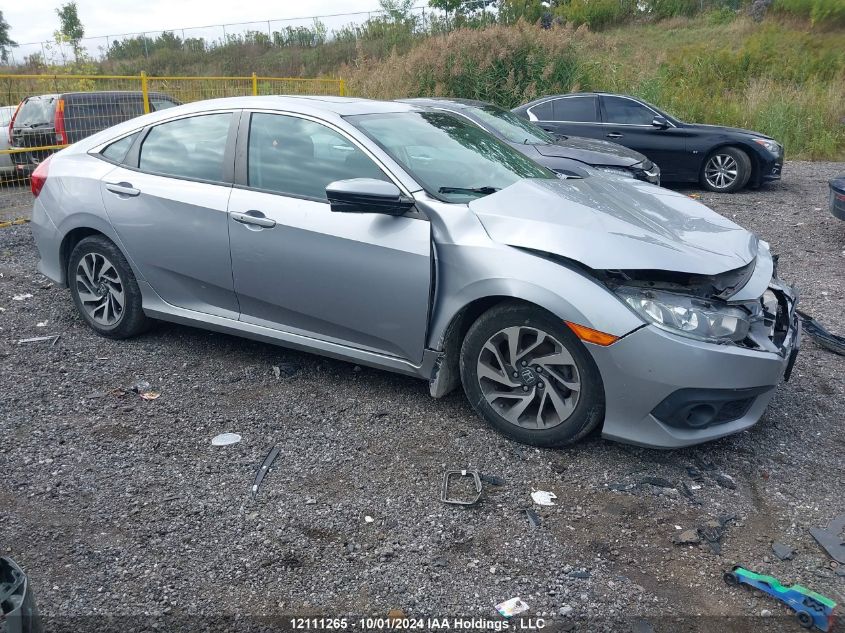 2HGFC2F83JH028870 2018 Honda Civic Ex 4Dr