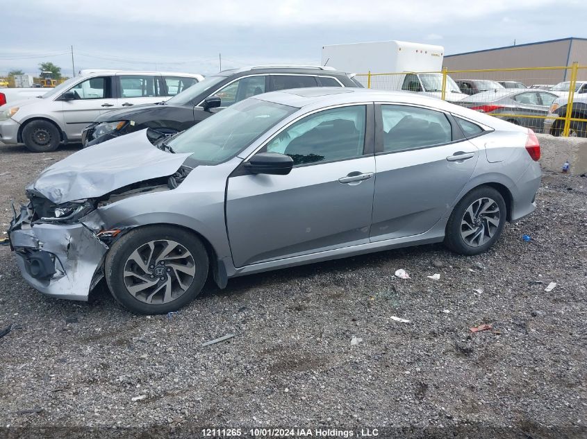 2HGFC2F83JH028870 2018 Honda Civic Ex 4Dr