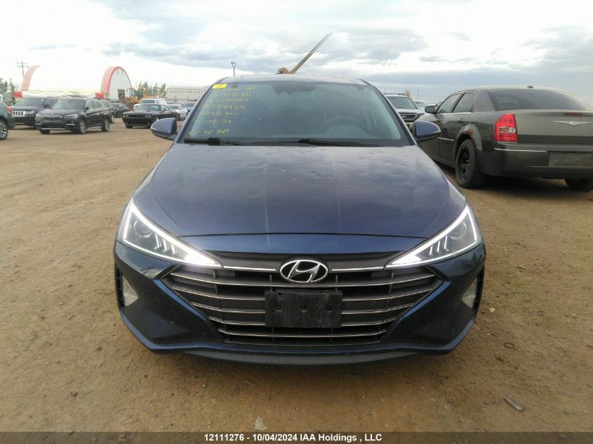 2019 Hyundai Elantra Sel/Value/Limited VIN: KMHD84LFXKU774443 Lot: 12111276