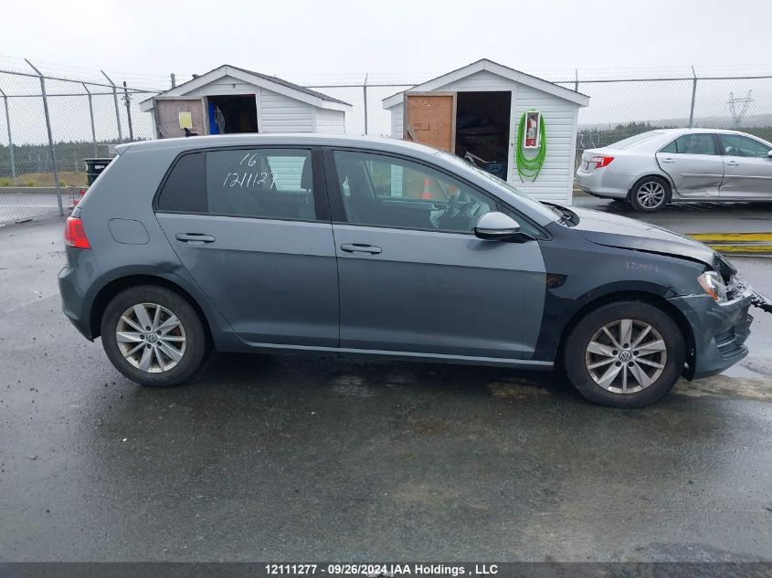 3VW217AUXGM015996 2016 Volkswagen Golf S/Se/Sel