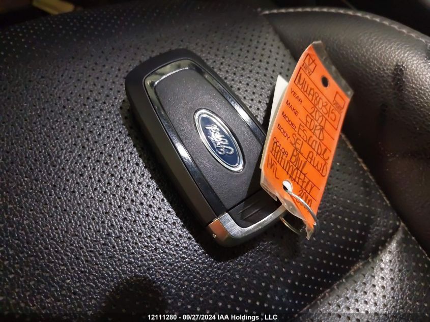 2021 Ford Escape Sel VIN: 1FMCU9H64MUA80315 Lot: 12111280