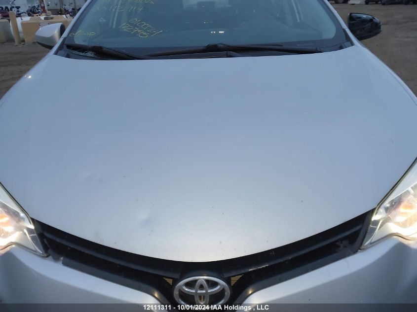 2014 Toyota Corolla L/Le/Le Pls/Prm/S/S Pls VIN: 2T1BURHE4EC113917 Lot: 12111311