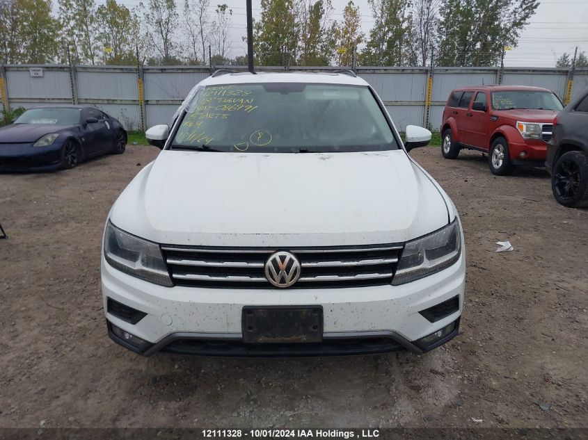 2018 Volkswagen Tiguan VIN: 3VV2B7AXXJM086991 Lot: 12111328