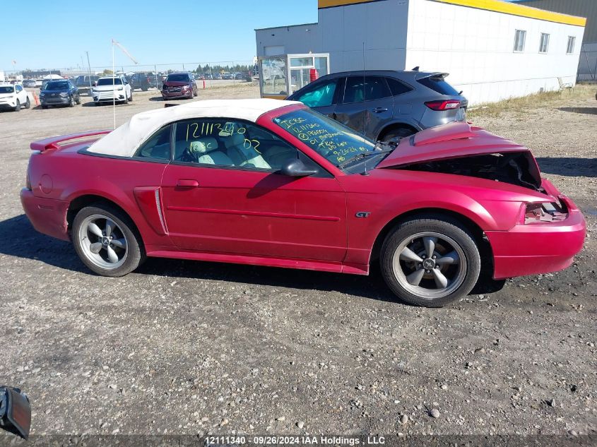 2001 Ford Mustang Gt VIN: 1FAFP45XX1F178604 Lot: 12111340