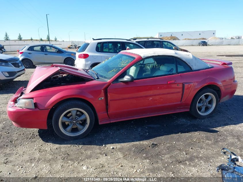 2001 Ford Mustang Gt VIN: 1FAFP45XX1F178604 Lot: 12111340