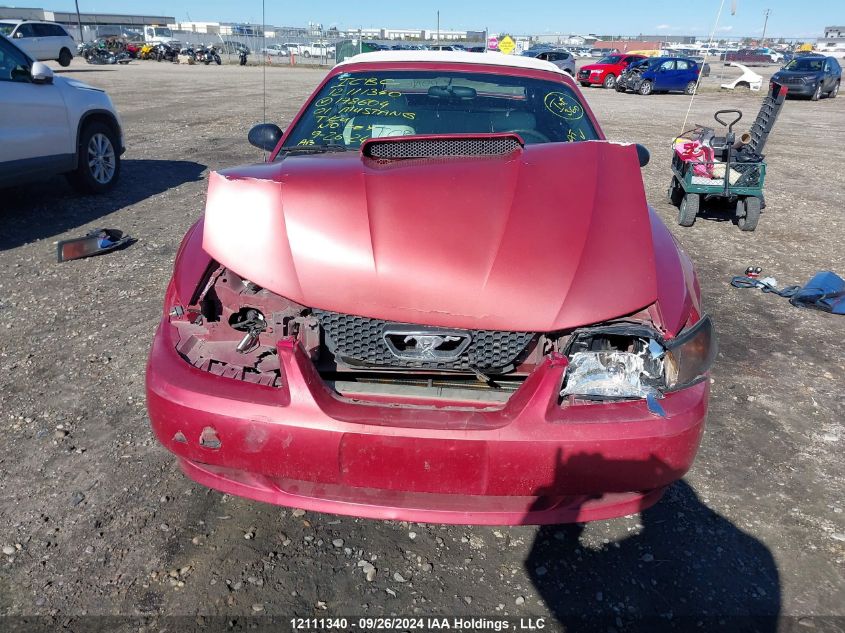 2001 Ford Mustang Gt VIN: 1FAFP45XX1F178604 Lot: 12111340