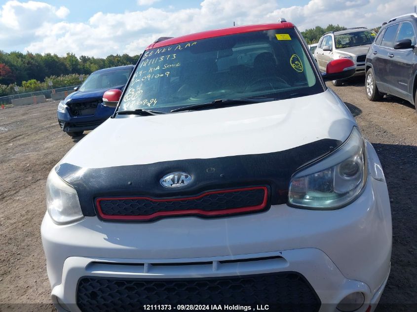 2014 Kia Soul VIN: KNDJX3A56E7091009 Lot: 12111373