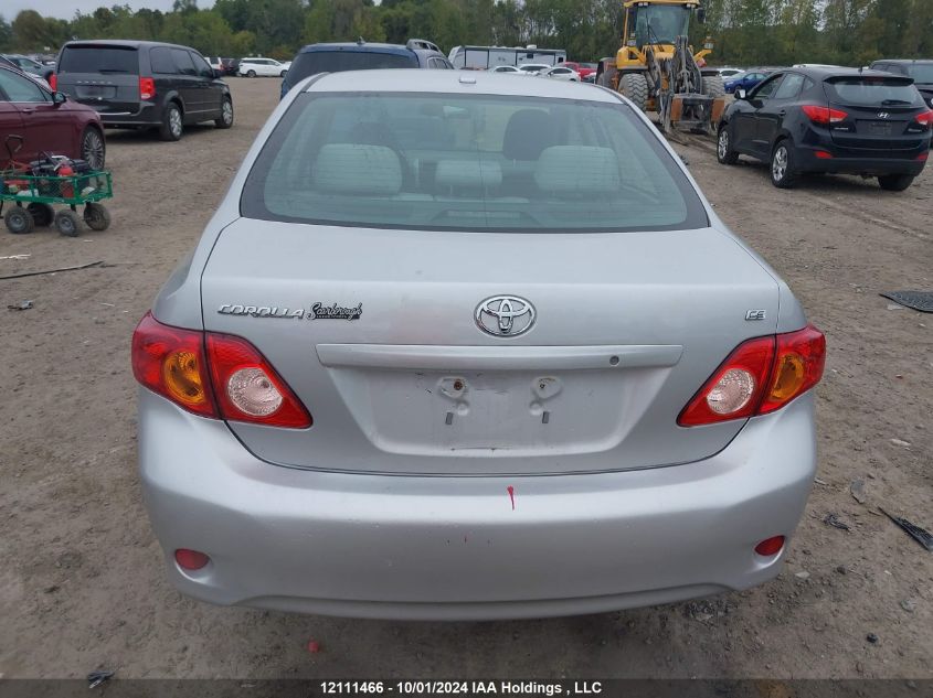 2009 Toyota Corolla Ce VIN: 2T1BU40E19C135619 Lot: 12111466