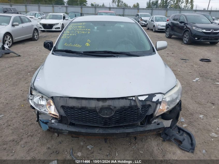 2009 Toyota Corolla Ce VIN: 2T1BU40E19C135619 Lot: 12111466