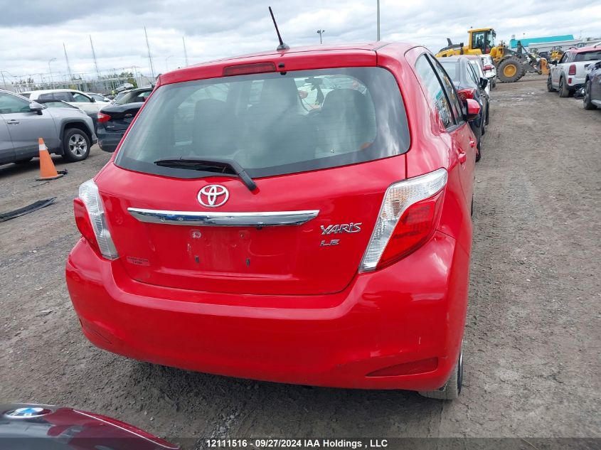 2012 Toyota Yaris VIN: JTDKTUD31CD501049 Lot: 12111516