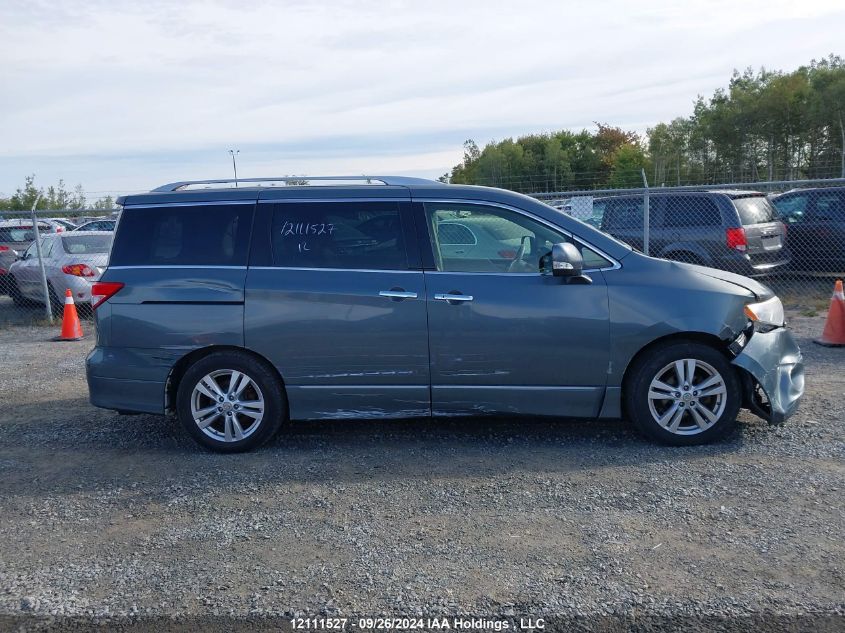 2012 Nissan Quest VIN: JN8AE2KP1C9041981 Lot: 12111527