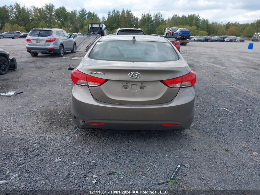 2013 Hyundai Elantra Gl VIN: 5NPDH4AEXDH310337 Lot: 12111581