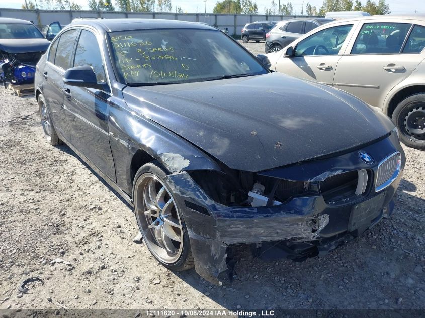 2013 BMW 3 Series VIN: WBA3A5C54DF357986 Lot: 12111620