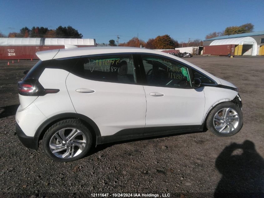 2022 Chevrolet Bolt Ev VIN: 1G1FW6S02N4119881 Lot: 12111647