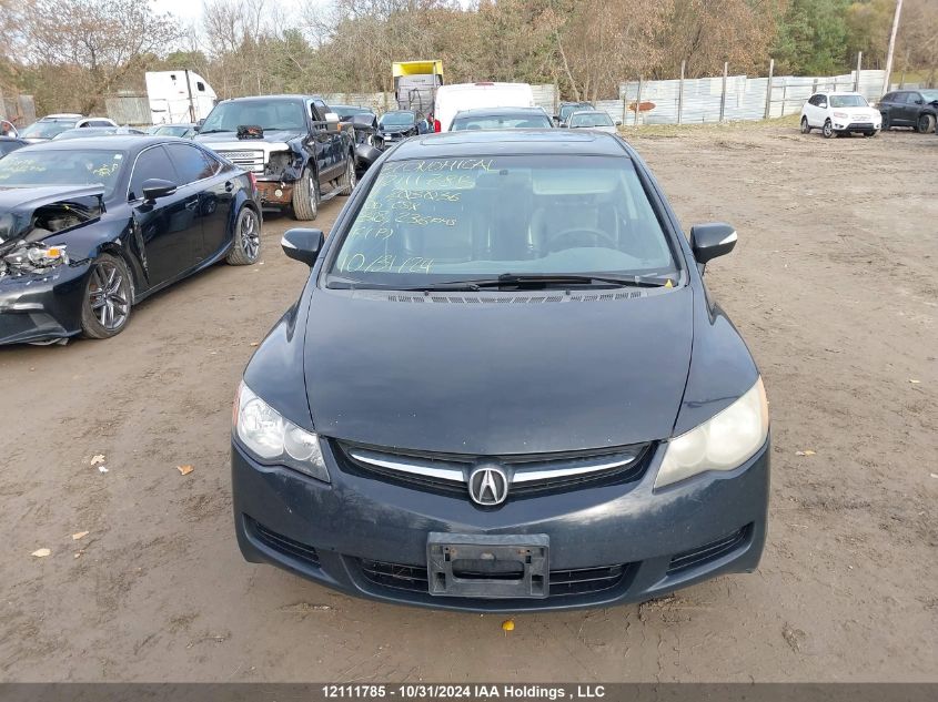 2006 Acura Csx VIN: 2HHFD56726H203036 Lot: 12111785