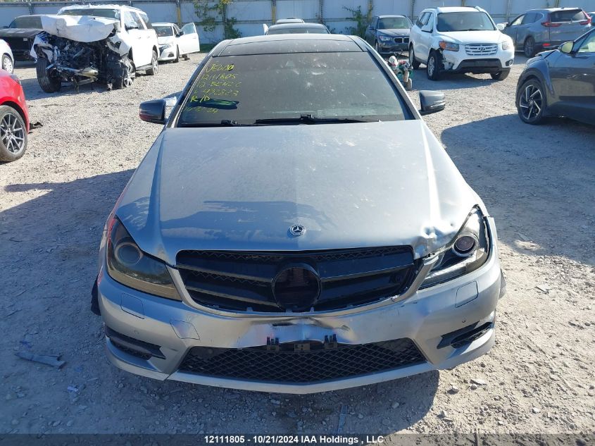 2012 Mercedes-Benz C-Class VIN: WDDGJ8JBXCF932823 Lot: 12111805