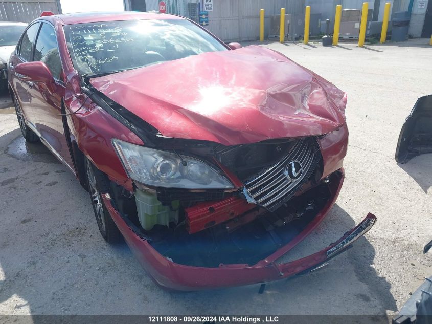 2010 Lexus Es 350 Base (A6) VIN: JTHBK1EG0A2366690 Lot: 12111808