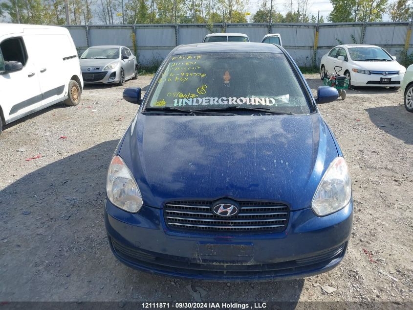 KMHCN4BC4AU434778 2010 Hyundai Accent