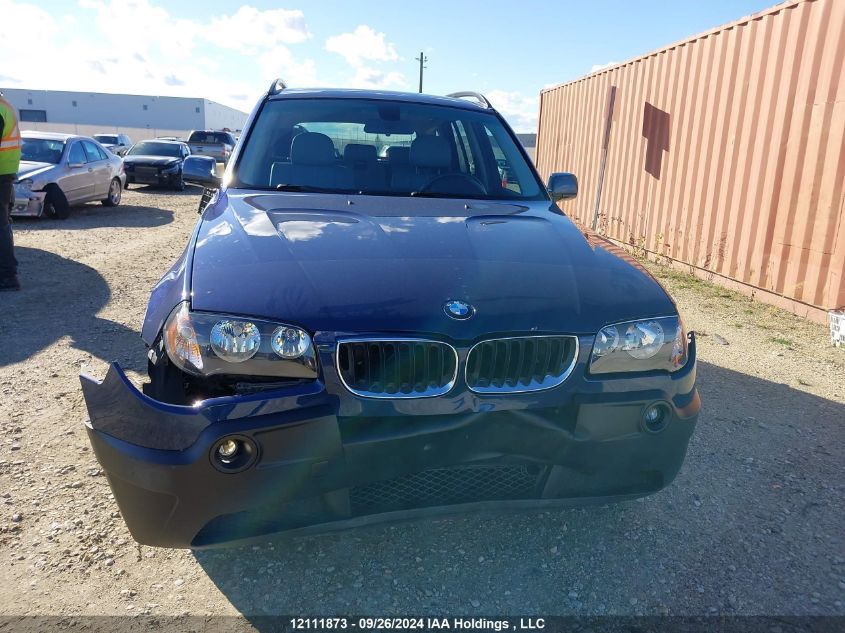 2005 BMW X3 VIN: WBXPA734X5WC51198 Lot: 12111873