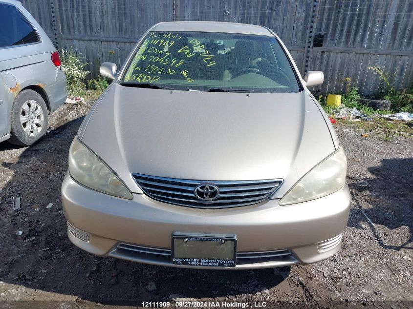 2006 Toyota Camry Le/Xle/Se VIN: 4T1BE32KX6U704598 Lot: 12111909