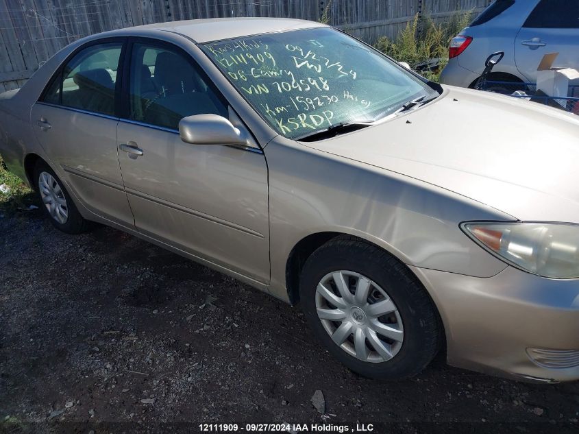 2006 Toyota Camry Le/Xle/Se VIN: 4T1BE32KX6U704598 Lot: 12111909