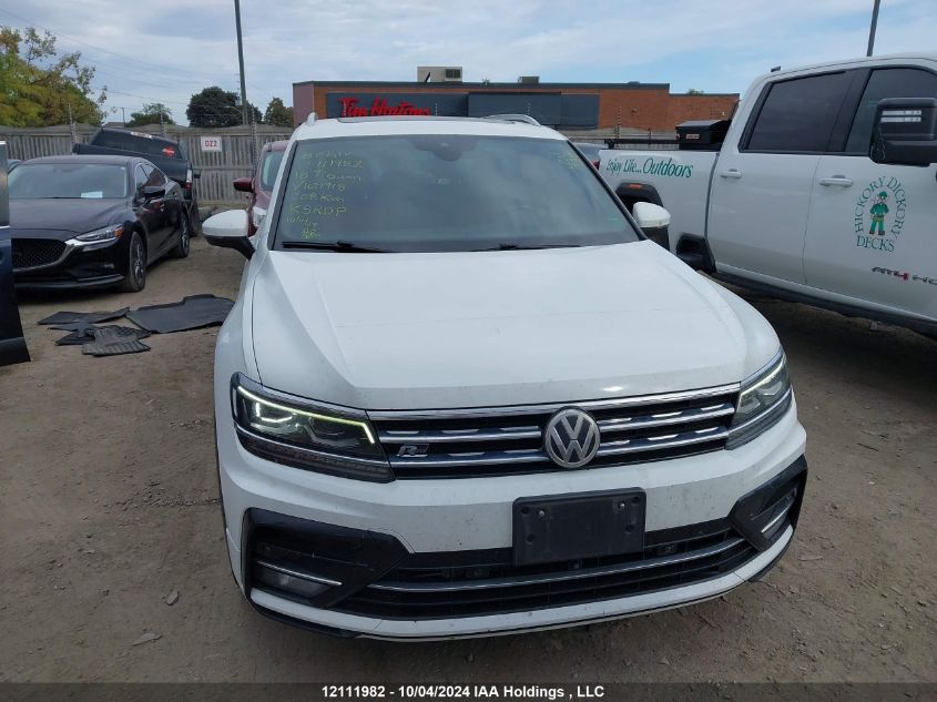 2018 Volkswagen Tiguan VIN: 3VV4B7AX2JM161918 Lot: 12111982