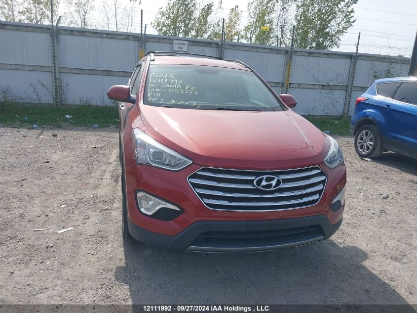 2014 Hyundai Santa Fe Gls/Limited VIN: KM8SM4HF0EU053337 Lot: 12111992