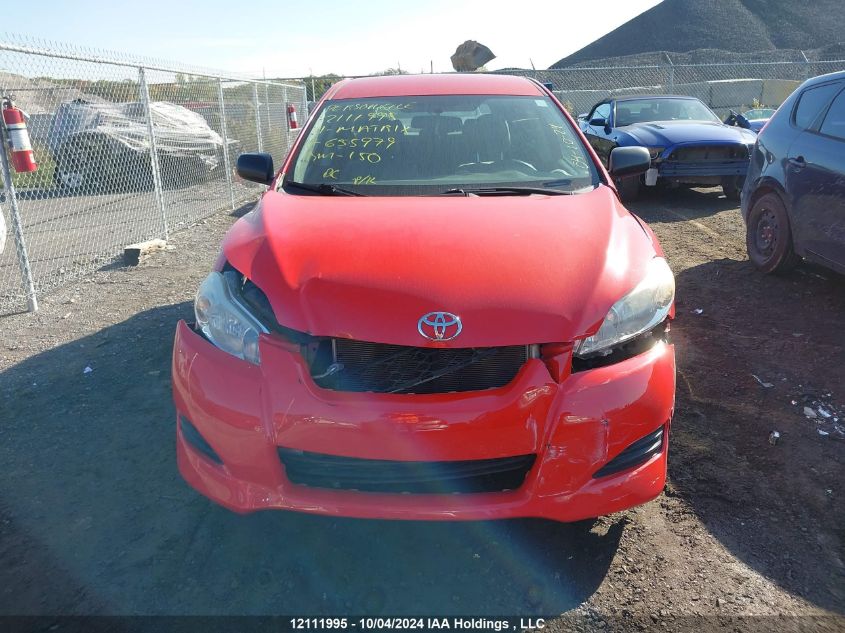 2011 Toyota Matrix VIN: 2T1KU4EE3BC655979 Lot: 12111995